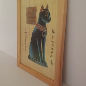 Cuadrovde un gato con in perro en mañio